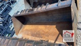 92” Heavy Duty Bucket - Skidsteer Attachment