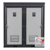NEW Bastone 110V Portable Toilets w/ Double Stall