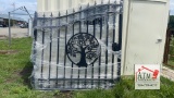 NEW 14' Estate Gate w/ Tree