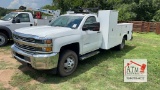 2017 Chevrolet 3500 4x4 Service Crane Truck