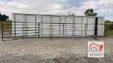 Continuous 24' Livestock Fence Panel w/ 10' Gate