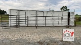 Continuous 24' Livestock Fence Panel w/ 10' Gate