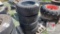 (4) 8 Lug 35x12.5R20 Tires/Wheels