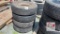 (4) 10 Lug 12R22.5 Tires/Wheels