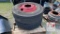 (2) 10-Lug 275/80R22.5 Tire/Wheels