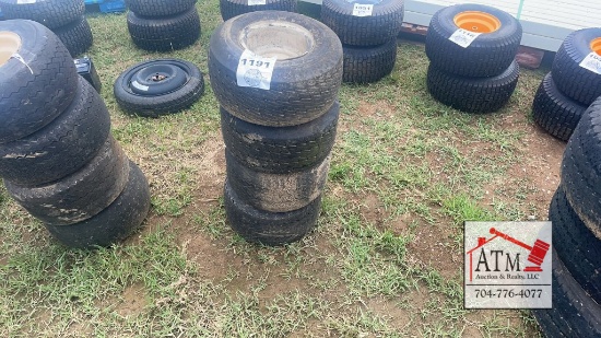 (4) Golf Cart Tires