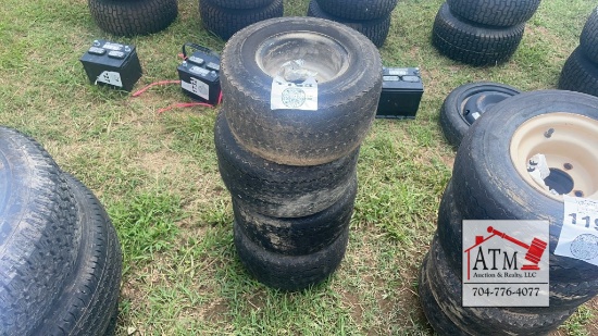 (4) Golf Cart Tires