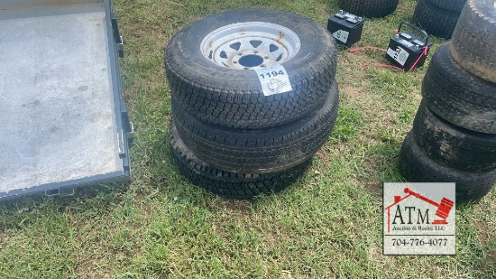 (3) Trailer Tires