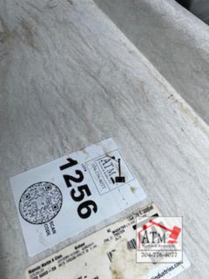(2) White Cascade - Postform Lam. Countertops