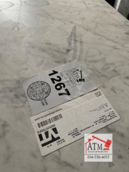 (2) Carraro Bianco - Postform Lam. Countertops