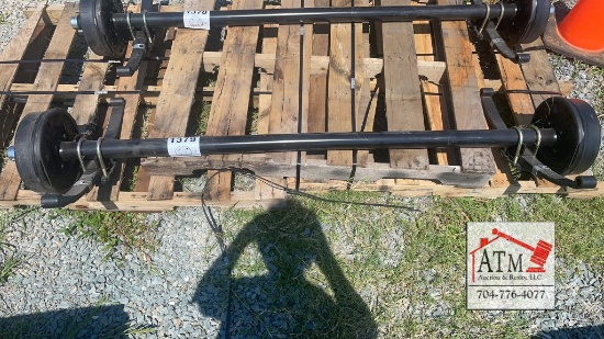 NEW Lippert Axle w/ Electric Brakes, Springs