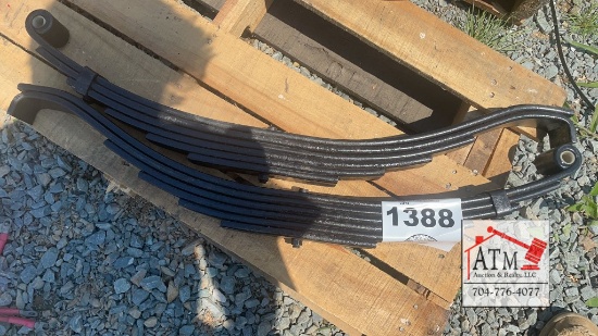 (2) Trailer Springs