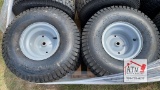 (2) NEW 20x8.00-8 Tire/Wheel Assy - Grey