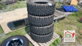 (4) 37/19.5R17 Tires
