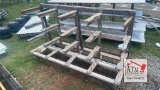 9' Rolling Cart w/ 4 Shelves