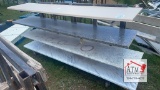 10' Rolling Cart w/ 4 Shelves