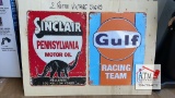 NEW (2) Retro Vintage Signs