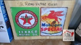 NEW (2) Retro Vintage Signs