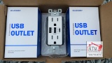 (6) NEW 110V Receptacles w/ USB ports