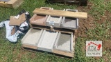 (9) Concrete Gutter Splash Blocks
