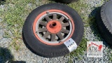 Antique Wooden Spoke Wheel/Tire