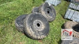 (4) Military 8-Lug 37x12.5R16.5 Tire/Wheels