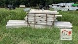 Used White Vinyl Fence Package
