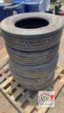 (5) 17.5 Trailer Tires