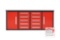NEW 7' Work Bench w/ 10 Drawers & 2 Cabinets - Red