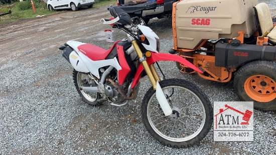 2016 Honda 250CRF Motorcycle (NO TITLE)