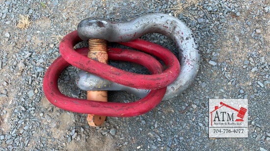 55 Ton WLL55T 2 1/2" Screw Pin Anchor Shackle