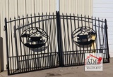 NEW 14' Estate Gate w/ Cattle