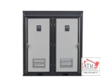 NEW Bastone 110V Portable Toilets w/ Double Stall