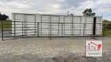 Continuous 24' Livestock Fence Panel w/ 10' Gate