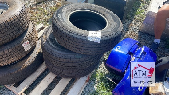(3) 225/75R15 Tires