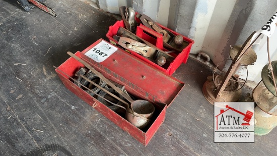 Wooden Planes, Lead Ladles & Toolbox