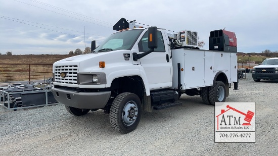 2009 Chevrolet C4500 4x4 Crane Truck
