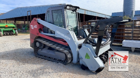 Takeuchi TL140 Loader w/ Drum Mulcher