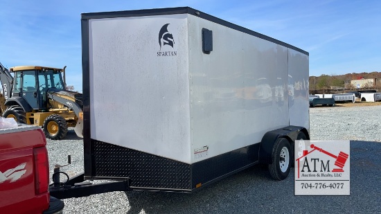 2019 Spartan 12’ x 7’ Enclosed Cargo Trailer