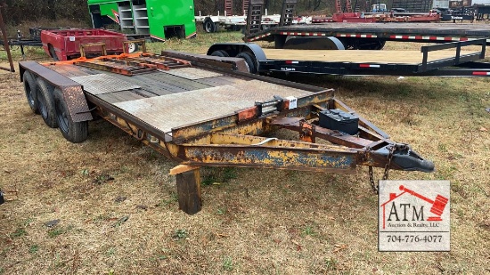Triple Axle Equipment Trailer (No Title)