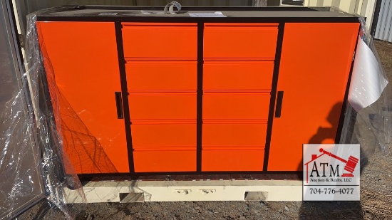 NEW 10 Drawer / 2 Cabinet Tool Cabinet w/ Tools