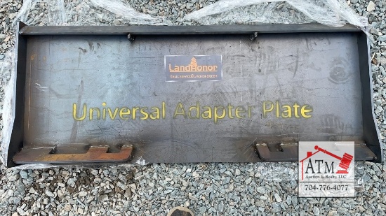 NEW Landhonor Adapter Plate - Skidsteer Attach