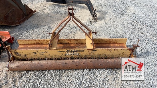 Rock Rake Pulverizer - 3 Pt Hitch