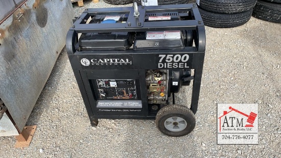 Industrial Diesel Generator 6800 Watts LIKE NEW