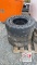 (3) 8.25-15 Solid Skidsteer Tires