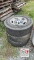 (3) Wheels & (4) Centers from a 2011 GMC 2500