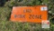 Work Zone Sign (Wood)