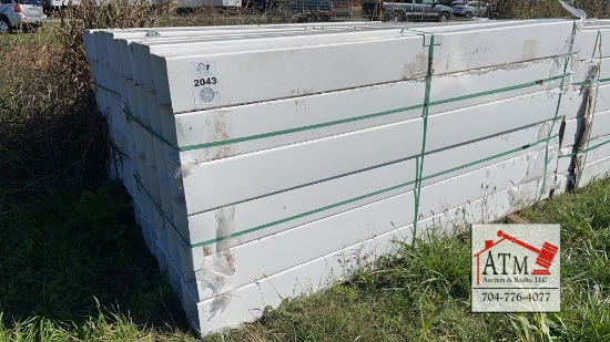 (30) 8" x 8.5' Vinyl Fence Post