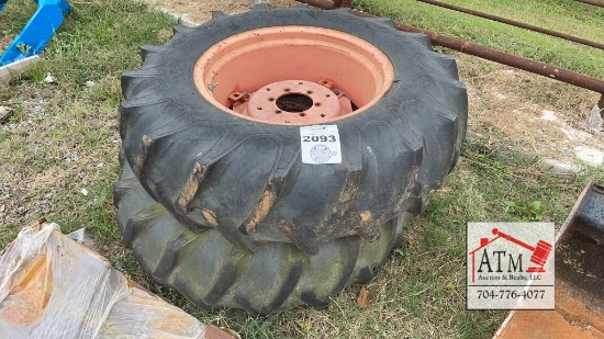 (2) 13.6-24 Tractor Tires