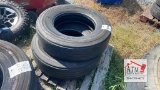 (2) 295/75R22.5 Tires